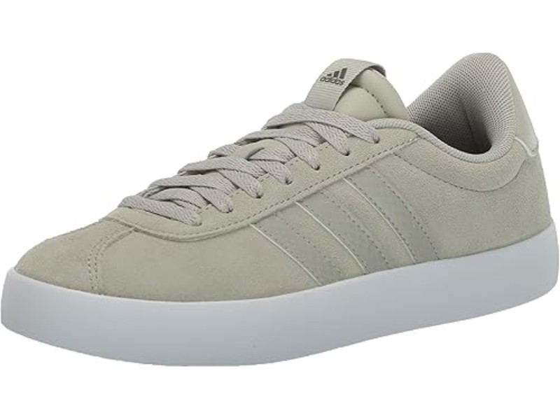 Adidas Women VL Court 3 0 Sneaker   Stylish Coated Leather Skateboarding Shoes with Lightweight Cushioning for Ultimate Comfort