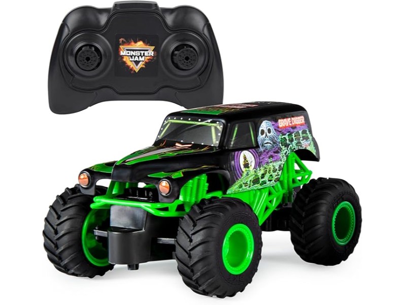 Monster Jam  Official Grave Digger Remote Control Monster Truck  1 24 Scale  2 4 GHz  Kids Toys for Boys and Girls Ages 4 and up   RC Monster Truck