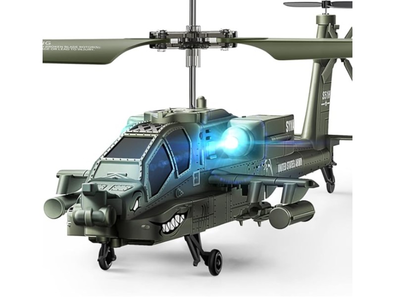 SYMA RC Helicopters  S51H Remote Control Helicopter 2 4GHz Military Army Helicopter Toys for Boys Girls Kids with Altitude Hold  One Key Take Off Landing  LED Light  Low Battery Reminder